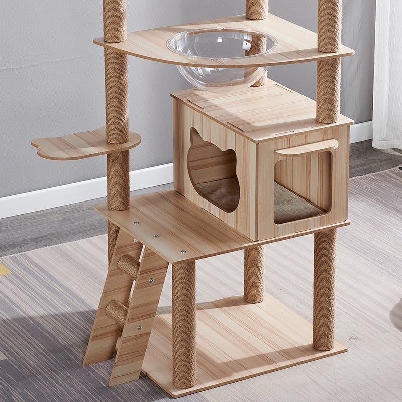 Cat Tree with Climbing Frame & Cozy Nest