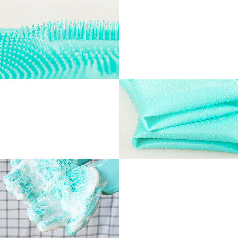 Silicone Pet Grooming Glove – Brush & Massage