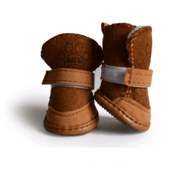 Pet Shoes Lambskin Snow Shoes Cotton Shoes