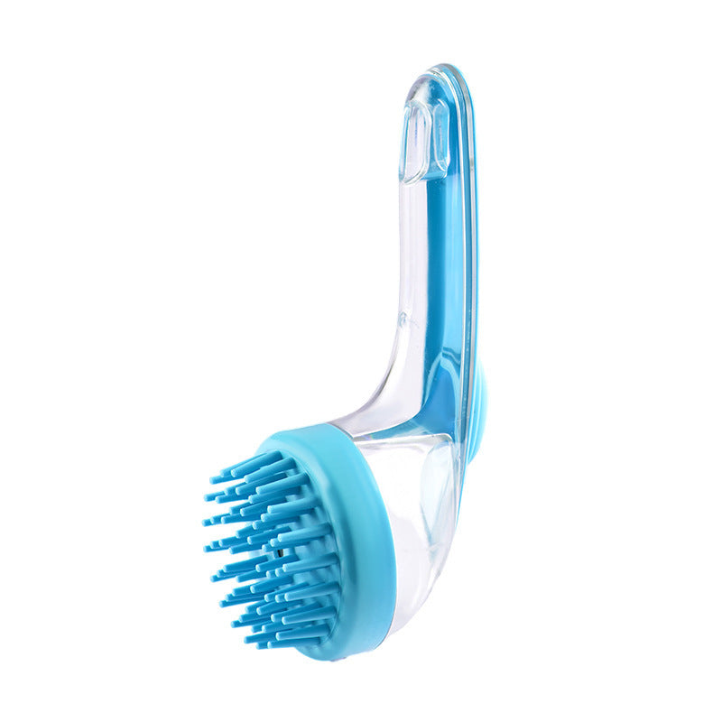Pet Bath & Grooming Brush – Long Handle