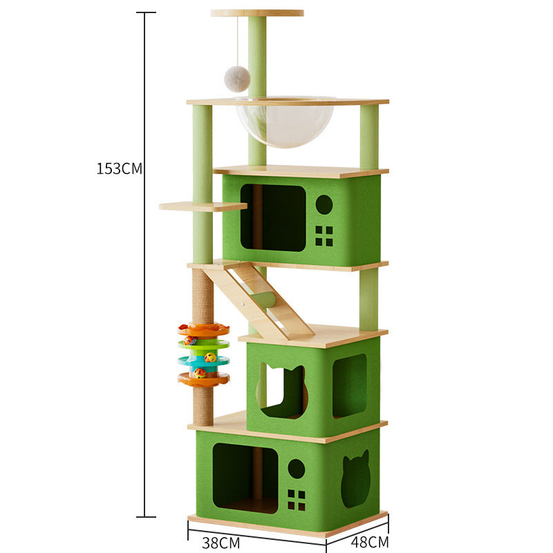 Cat Tree with Climbing Frame & Cozy Nest