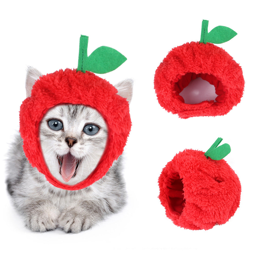 Pet Headgear Cute Dog Teddy Dress Up SUNFLOWER Cat Headdress Wig Cat Headgear Hat