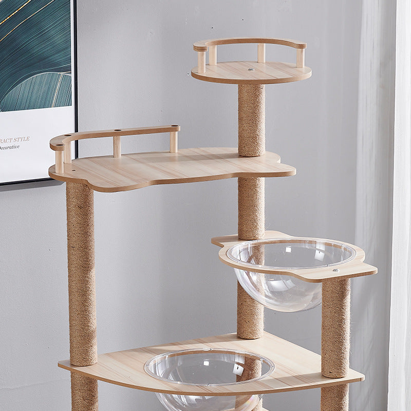 Cat Tree with Climbing Frame & Cozy Nest