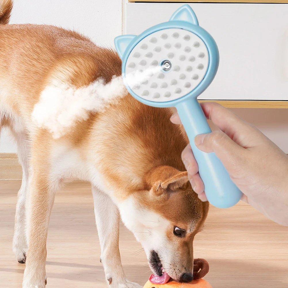 Multifunctional Pet Grooming Brush with Mist