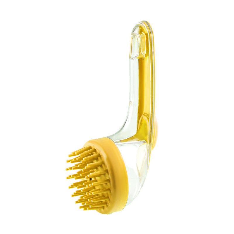 Pet Bath & Grooming Brush – Long Handle
